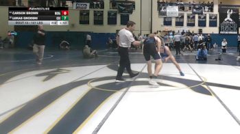 127 lbs Round Of 64 - Carson Brown, McCallie School vs Lukas Grodski, Conwell-Egan