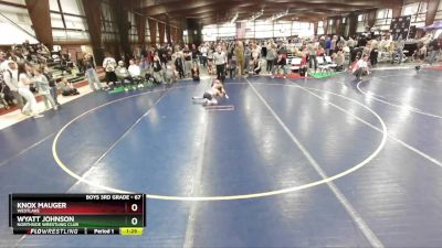 67 lbs Quarterfinal - Knox Mauger, Westlake vs Wyatt Johnson, Northside Wrestling Club