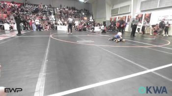 45 lbs Round Of 16 - Mason Salazar, Bartlesville Wrestling Club vs Stihl Welch, Claremore Wrestling Club
