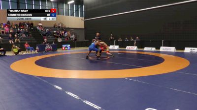 65kg Cons. Semi - Nathan Nash, Unaffiliated (No Club Attachment) vs Kenneth Dickson, Riverdale WC