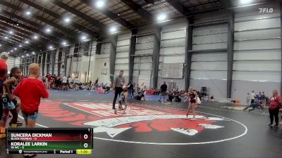 66 lbs Finals (8 Team) - Suncera Dickman, Black Mambas vs KORALEE LARKIN, ISI WC