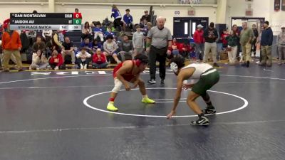 118 lbs 5th Place Match - Dan Montalvan, Chaminade vs Jaidon Au, Holy Trinity