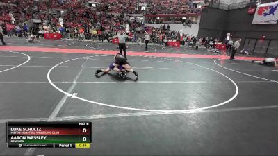 140 lbs Cons. Round 3 - Luke Schultz, Milton Monsters Wrestling Club vs Aaron Wessley, Denmark