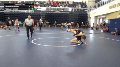 125 lbs Cons. Round 5 - Kalvin Robbins, Sierra College vs Logan Hansen, Moorpark College