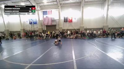 40 lbs Cons. Round 2 - Kannon Arthur, Sanderson Wrestling Academy vs Kamden Paulson, Team Prestige Wrestling