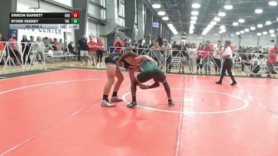 145 lbs Rr Rnd 2 - Simeon Barrett, Grizzly Wrestling Club - HSB vs Ryker Keeney, The Mailmen - HSB