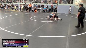 92 lbs Semifinal - Colten Mahoney, Mid Valley Wrestling Club vs Gunnar Jensen, Soldotna Whalers Wrestling Club