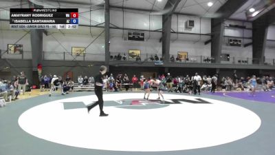 Junior Girls FS - 145 lbs Cons. Semis - Amayrany Rodriguez, WA vs Isabella SantaMaria, AZ