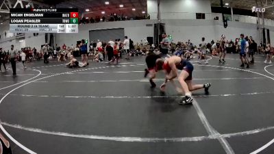 140 lbs Round 2 (4 Team) - Micah Engelman, Mat Assassins Black vs Logan Peagler, TDWC