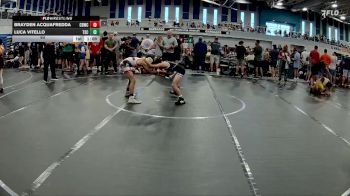80 lbs Round 2 (6 Team) - Brayden Acquafredda, Cocoa Beach WC vs Luca Vitello, The Storm Center