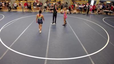 145 lbs Champ. Round 5 - Makayla Dixon, NE vs Isabella DeLaVega, IL