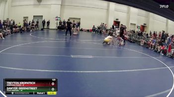 125 lbs Finals (8 Team) - Sawyer Greenstreet, Team Oregon vs Treyton Kropatsch, Nebraska Maize