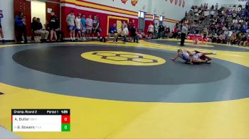 113 lbs Champ. Round 2 - Brady Bowers, Fort LeBoeuf vs Aidan Butler, Brecksville-Broadview Hts.