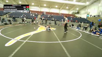 75 lbs Round 2 (4 Team) - Jackson Maynard, Sanderson Wrestling Academy vs Hayven Morrill, Champions