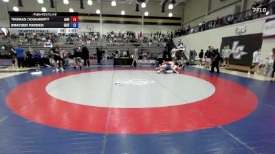 285 lbs Quarterfinal - Thomas Dougherty, Level Up Wrestling Center vs Brayden Patrick, East Jackson Takedown Club