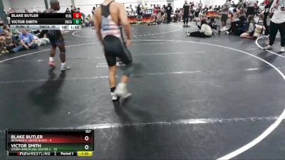 157 lbs Placement (4 Team) - Blake Butler, Reverence United Black vs Victor Smith, Storm Wrestling Center A