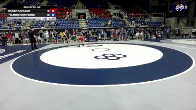 175 lbs Champ. Rd Of 128 - Haiden Carlson, WI vs Mason Ontiveros, CA