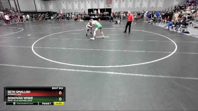 144 lbs Cons. Round 3 - Donovan Wiske, West Allis Nathan Hale vs Seth Smallish, Random Lake