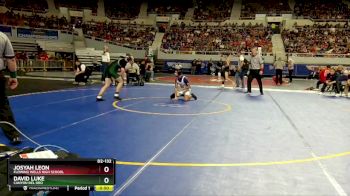 D2-132 lbs Cons. Round 3 - David Luke, Canyon Del Oro vs Josyah Leon, Flowing Wells High School