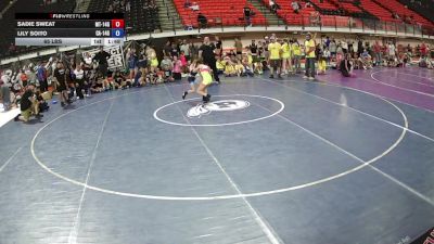 65 lbs Sadie Sweat, Montana 14U Girls vs Lily Soito, California 14U Girls