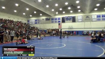 120 lbs Cons. Round 2 - Emmanuel Hernandez, Fullerton Union High School Wr vs Isai Hernandez, Arnold O Beckman