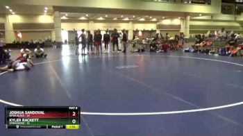 182 lbs Round 1 (10 Team) - Joshua Sandoval, NFWA Black vs Kyler Rackett, Springboro