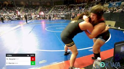 175 lbs Rr Rnd 3 - Nevaeh Heppler, PC Takedown vs Eva Garcia, Savage House Wrestling Club