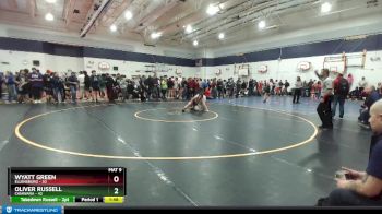 138 lbs Champ. Round 2 - Wyatt Green, Ellensburg vs Oliver Russell, Chiawana