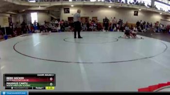 83 lbs Champ. Round 3 - Maximus Cantu, Region Wrestling Academy vs Reed Wicker, Delta Wrestling Club Inc.