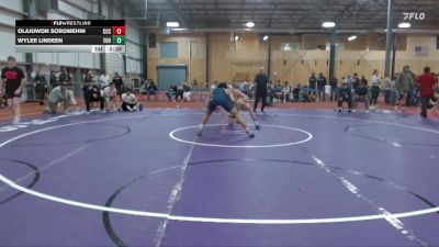 174 lbs Cons. Semi - Wylee Lindeen, Eastern Oregon University vs Olajuwon Sobomehin, Clackamas Community College