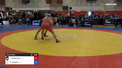 87 kg Semifinal - Jon Anderson, WCAP vs Cheney Haight, NYAC