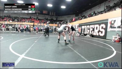 145 lbs 5th Place - Marley Lewis, Shelton Wrestling Academy vs Sophia Crownover, CacheWrestlingClub