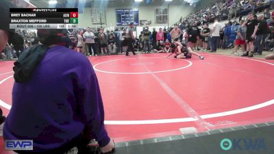 105 lbs Quarterfinal - Bret Bachar, Alvarez vs Braxton Mefford, Tiger Trained Wrestling