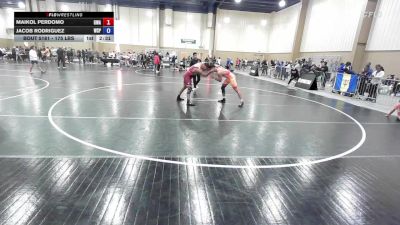 175 lbs Consi Of 16 #2 - Maikol Perdomo, Gladiator Wrestling Academy vs Jacob Rodriguez, Winter Springs