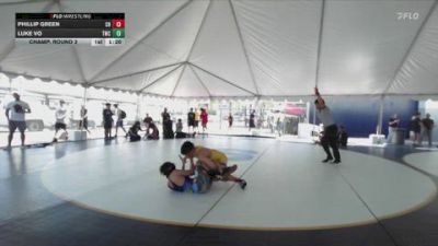 132 lbs Champ. Round 2 - Phillip Green, Clovis High vs Luke Vo, Terrier Wrestling Club