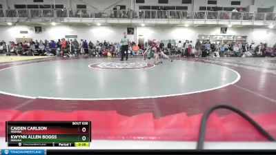 126 lbs Cons. Round 1 - Kwynn Allen Boggs, Indiana vs Caiden Carlson, Indiana