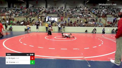 51 lbs Round Of 32 - Cj Bridges, Temple WREC vs Whitt Cromer, Jefferson Wrestling Club - USA