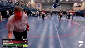 190 lbs Champ. Round 1 - Hunter O`Neal, Plano West vs Hunter May, Willis