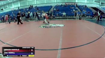 145 lbs Semifinal - Pierson Manville, PA vs Finn Merrill, IL