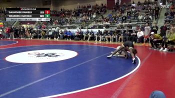 6A 138 lbs Quarterfinal - Davarvise Daniels, Little Rock Central High School vs Braeden Chastain, Bentonville West High School