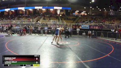 1A 120 lbs Cons. Round 1 - Logan Kelly, Lemon Bay vs Adrian Day, Cocoa Beach