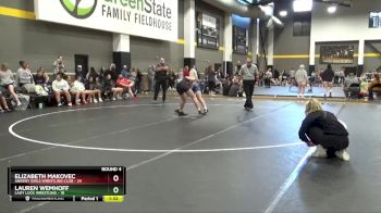 142 lbs Round 4 (16 Team) - Lauren Wemhoff, Lady Luck Wrestling vs Elizabeth Makovec, Ankeny Girls Wrestling Club