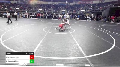 128 lbs Consi Of 8 #2 - Kaygen Roberts, Central Kentucky Wrestling Academy vs Porter Lozenski, Aberdeen