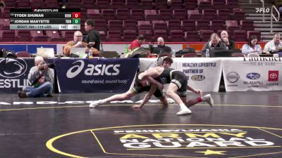 114 lbs Consi 1 - Tyden Shuman, Berks Catholic vs Jordan Manyette, Trinity*