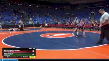 125 lbs Quarterfinal - Bri Bynum, Sherrard vs Bethany Regione, Schaumburg (H.S.)