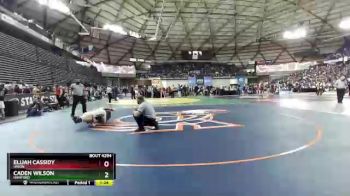 4A 145 lbs Semifinal - Elijah Cassidy, Union vs Caden Wilson, Hanford