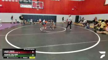 120 lbs Finals (2 Team) - Jacey Price, Cypress Wrestling Club vs Mariah Dillard, Reece`s Warriors