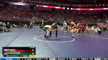 3A-160 lbs Champ. Round 1 - Rigley Koch, Prairie, Cedar Rapids vs Logan Bruxvoort, Pella