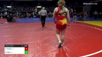 158 lbs Consi Of 8 #2 - Clarissa Kissire, Cwc vs Paige Faler, Cry Wolf Wrestling