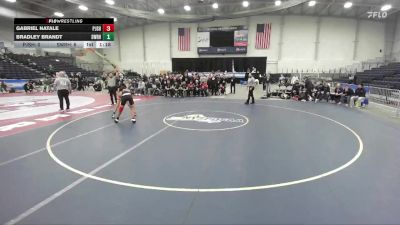 110 lbs Semifinals (4 Team) - Gabriel Natale, Port Jervis Sr HS vs Bradley Brandt, Shoreham Wading River HS